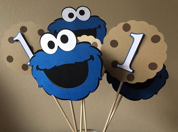 Cookie Monster Centerpiece