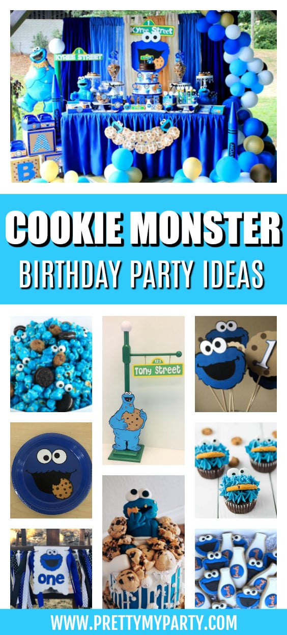 Cookie Monster Party Ideas on Pretty My Party
