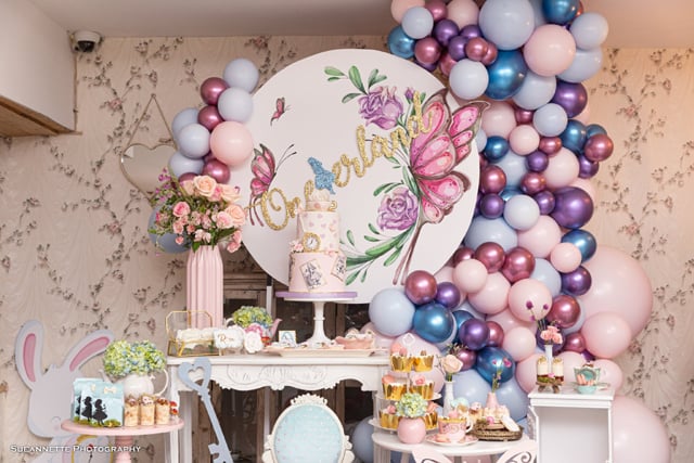 Alice In Wonderland 1st Birthday Decorations