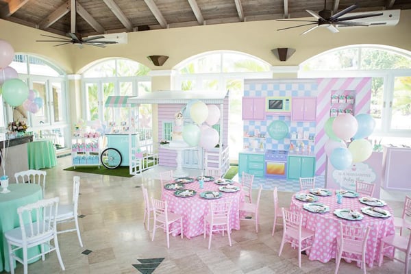 Pretty Pastel Dollhouse Party Ideas