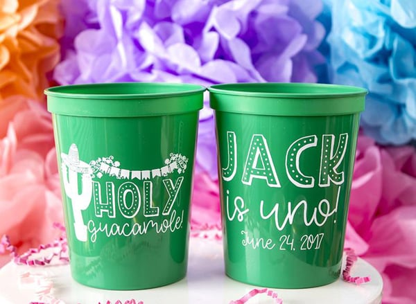 Personalized Fiesta Party Cups