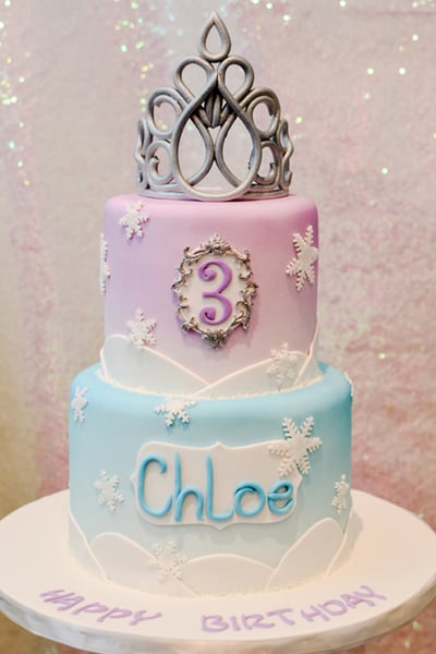 Frozen-party-cake