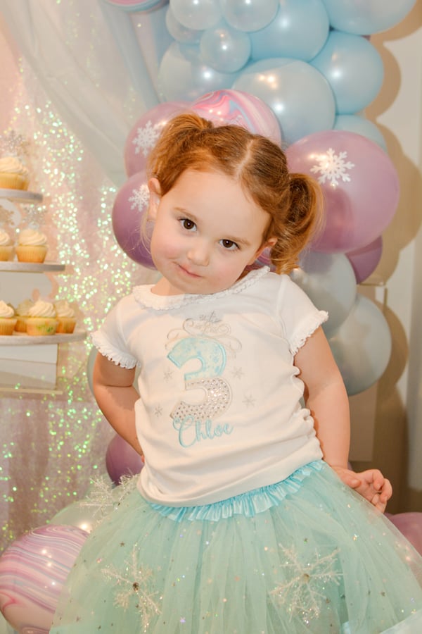 Frozen first deals birthday outfit