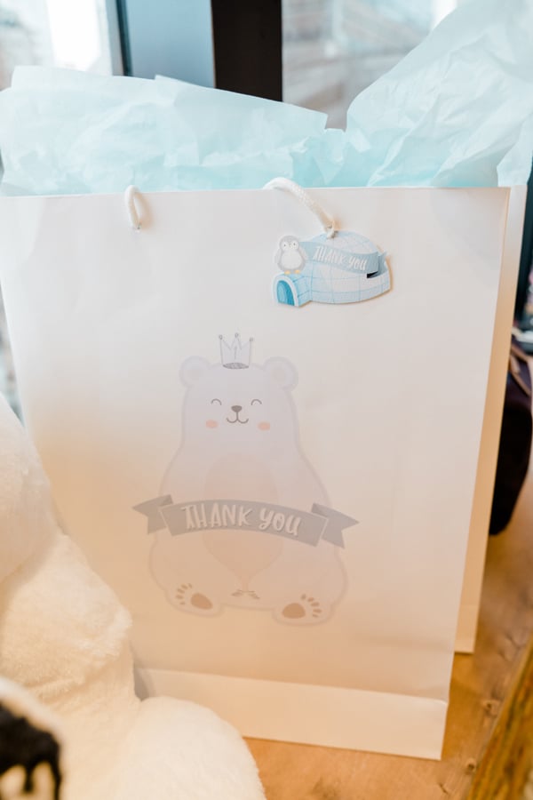 Polar Bear Favor Bags