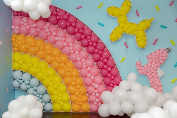 Rainbow Balloon Mosaic from The Creative Art Studio
