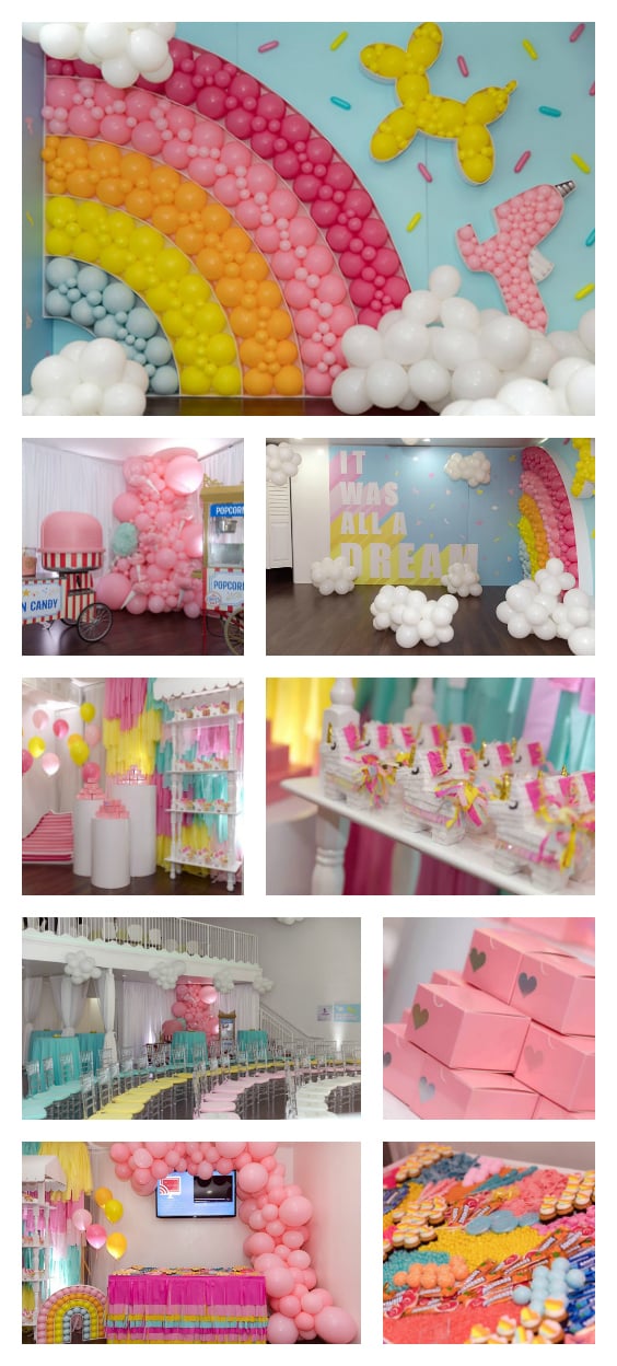 Rainbow Dream Party on Pretty My Party