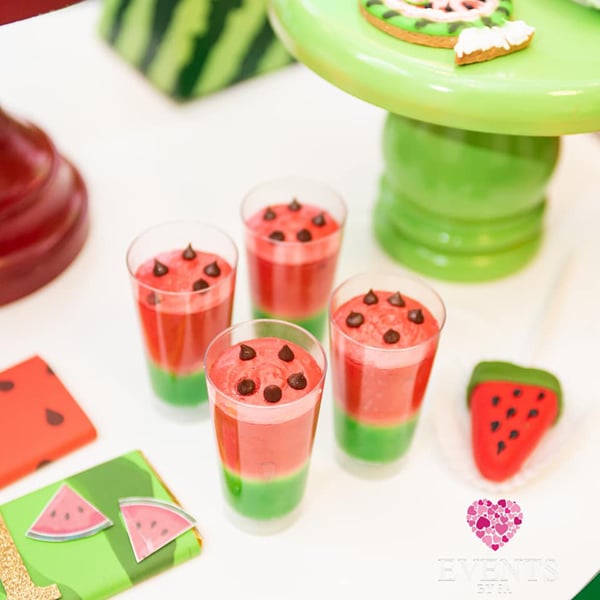 Watermelon party desserts