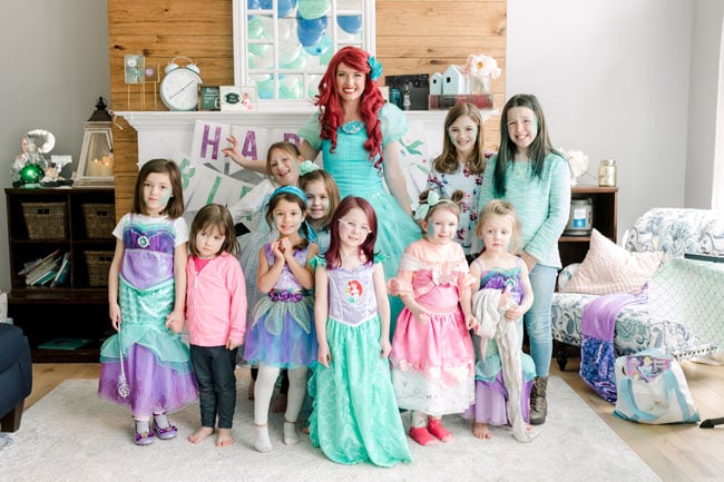 Ariel Party Ideas at home