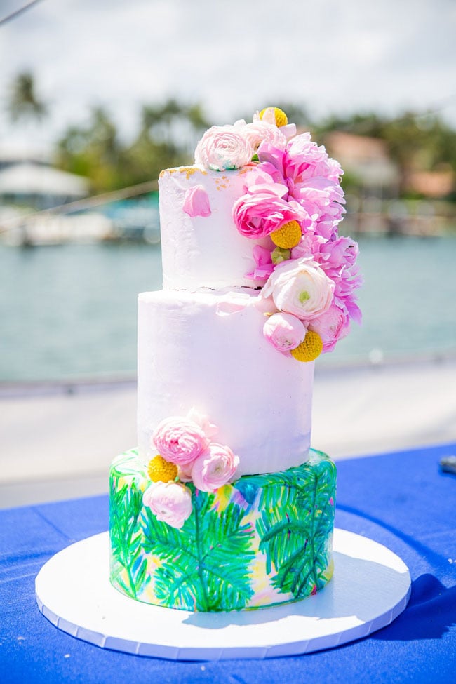 Lily Pulitzer Themed Cake