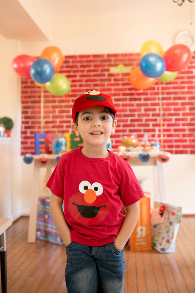 Sesame Street Birthday Shirt and Hat