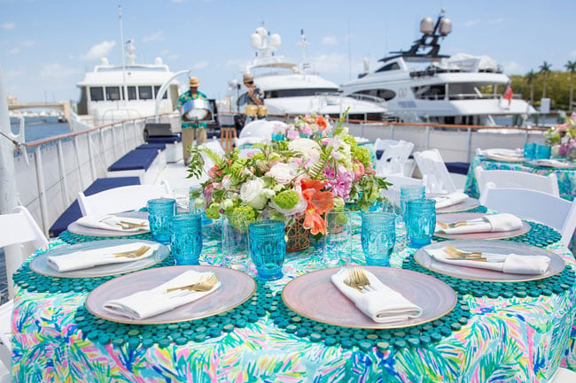 Lily Pulitzer Themed Tablescape