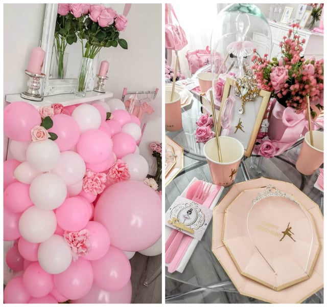 Pink Ballerina Themed Birthday Party - Pretty My Party