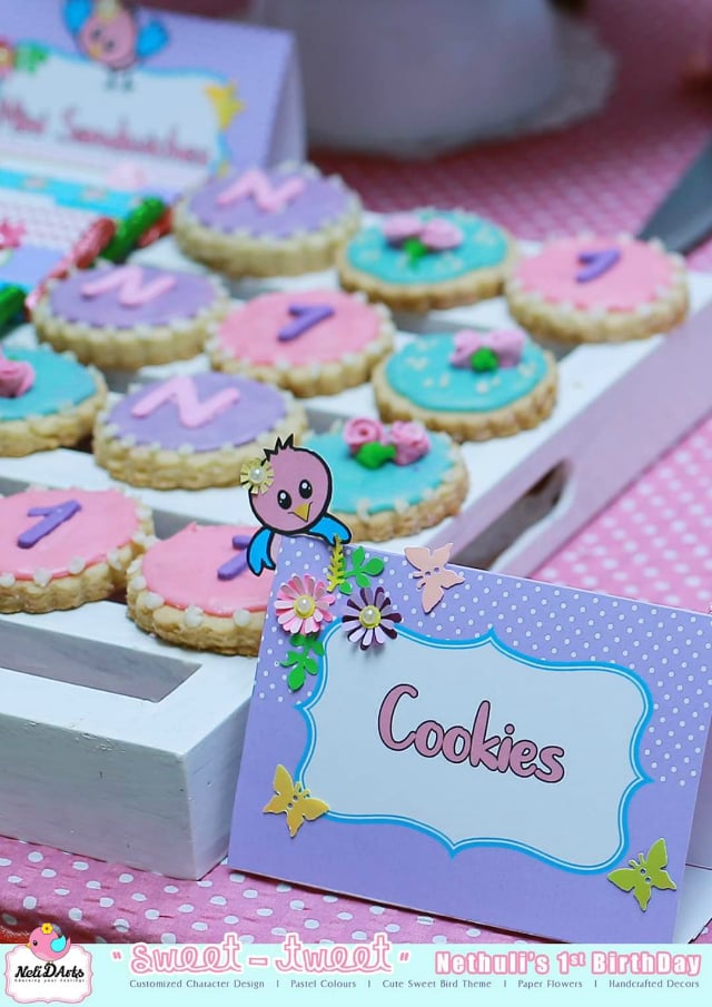 Bird Theme Cookies