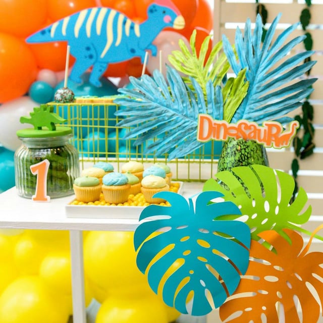 Colorful Dino Party Decorations
