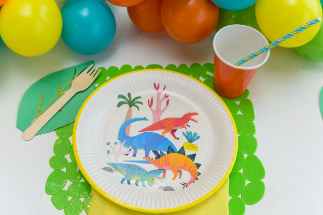 Dino Party Plates