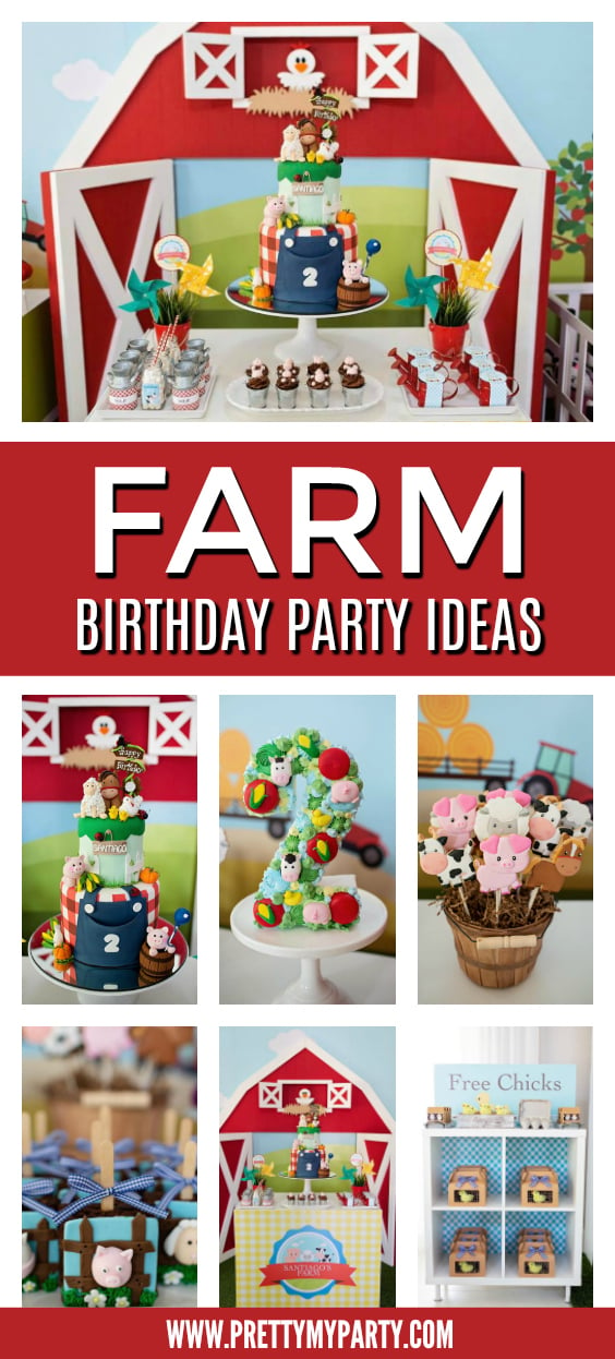 Farm Animal Birthday Party on Pretty My Party