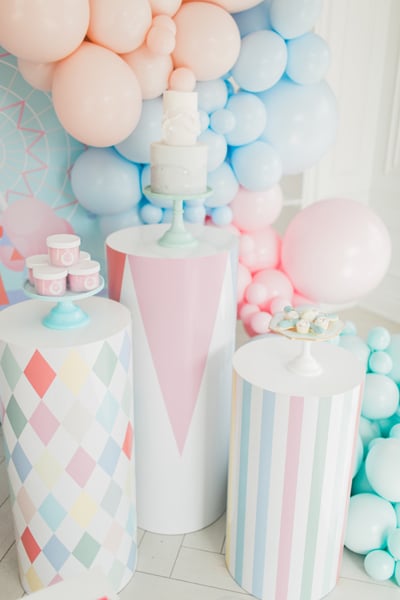 Pretty Pastel Carnival Birthday Party