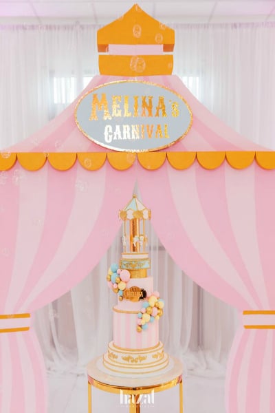 Pastel Carnival Themed Birthday Party