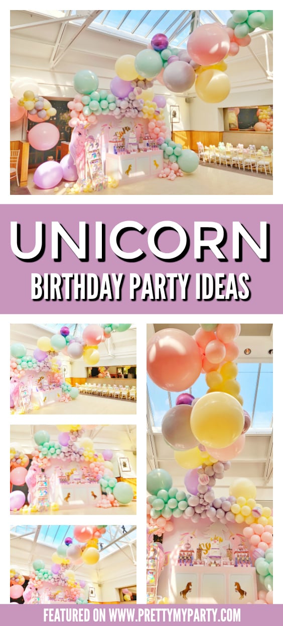 Pretty Pastel Unicorn Party on Pretty My Party