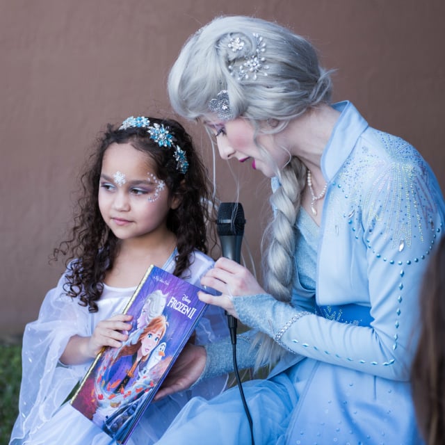 Frozen Book Reading With Elsa