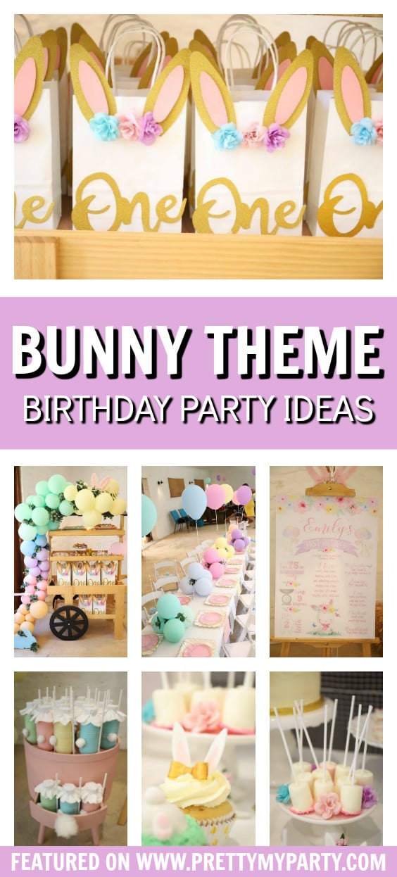 Some Bunny Is One 1st Birthday Party on Pretty My Party