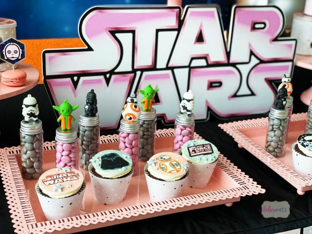 Star Wars Cupcake Toppers and Candy