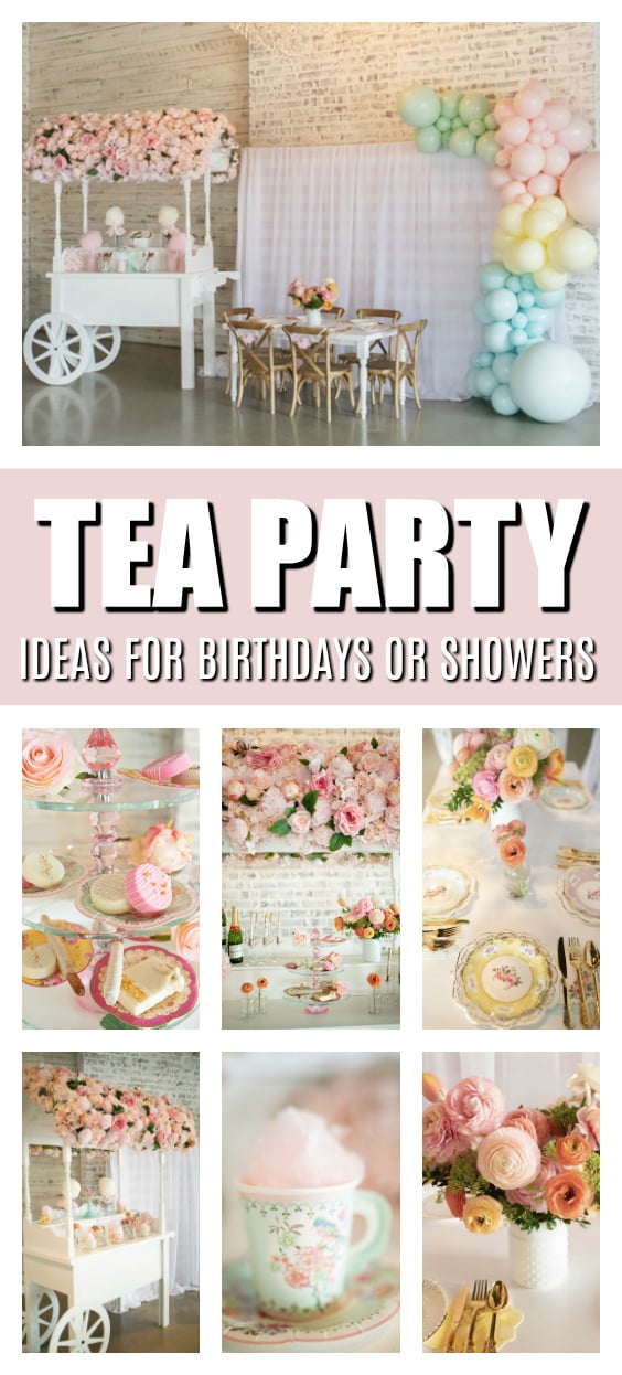Tea Party Ideas on Pretty My Party