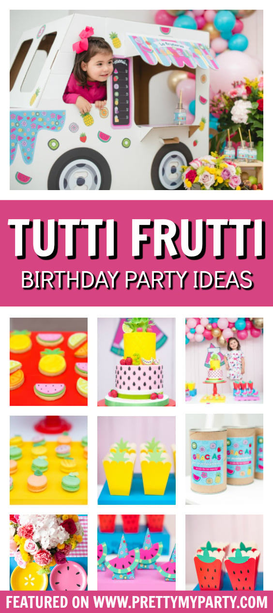 Tutti Frutti Food Truck Party on Pretty My Party