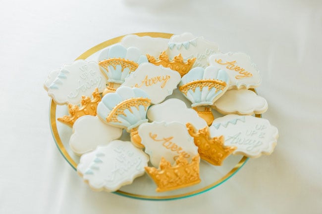 Whimsical Hot Air Balloon Baby Shower Cookies