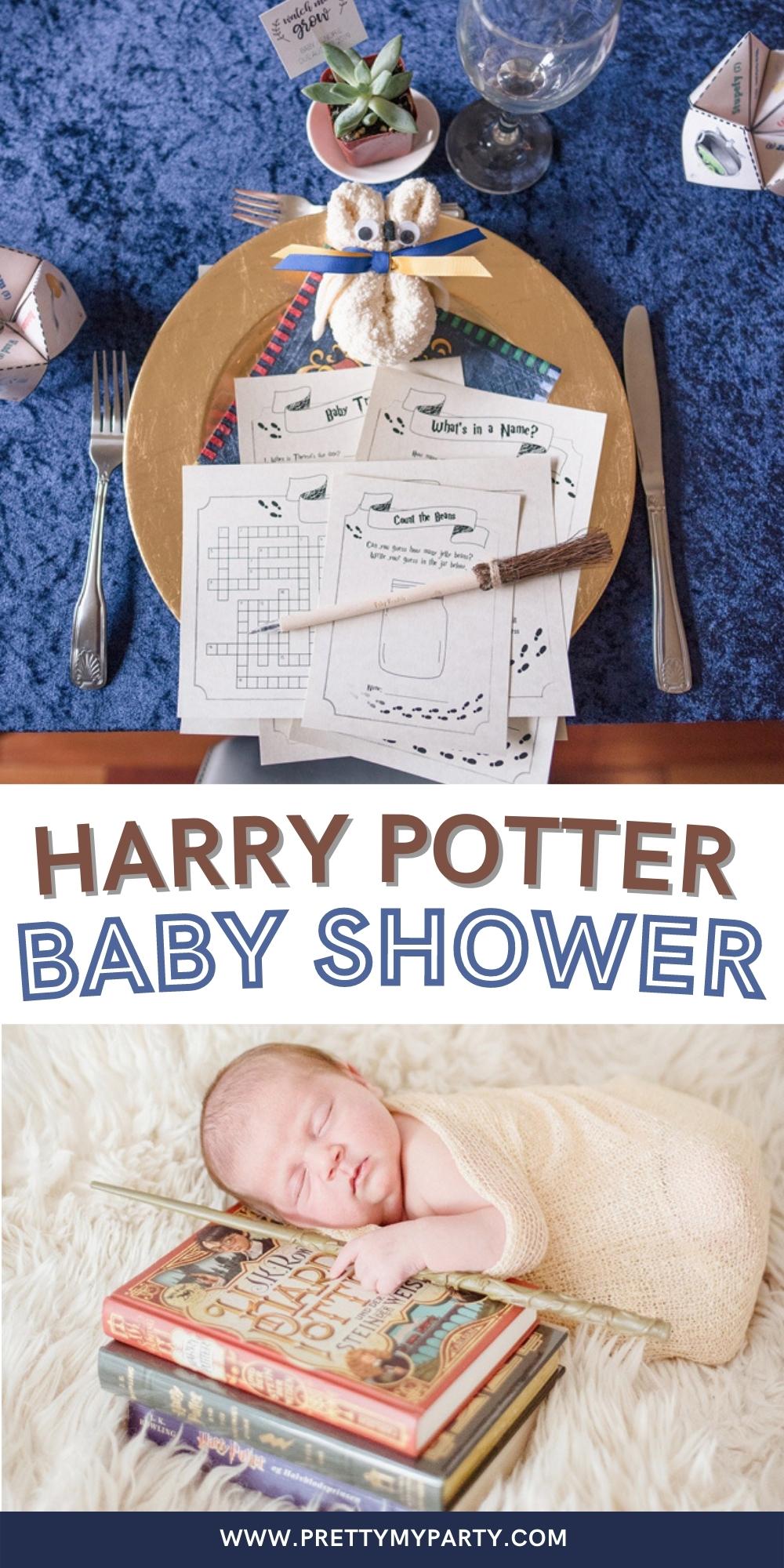 33+ Best Harry Potter Baby Shower Ideas, Decorations & Favors  Harry  potter baby shower, Harry potter shower ideas, Owl baby shower