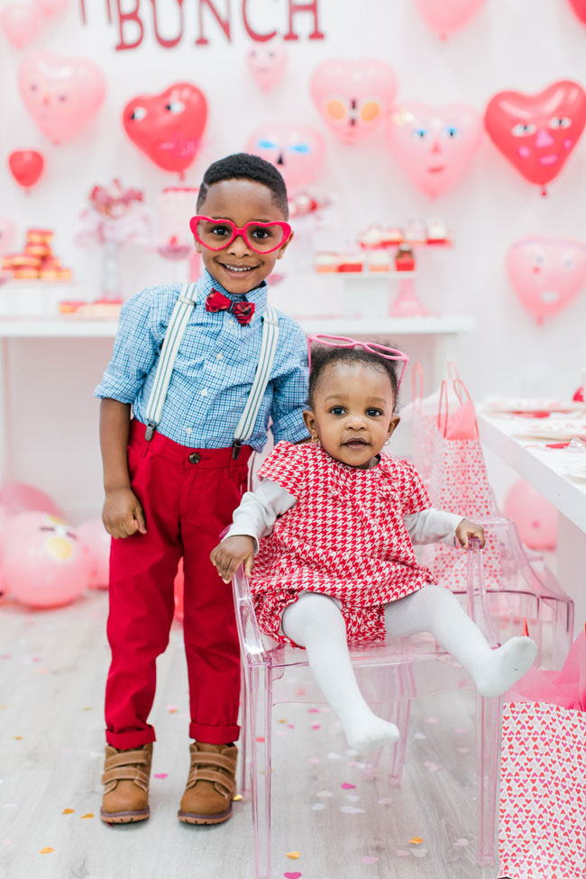 Heartbeat Valentine's Day Party Heart Sunglasses For Kids