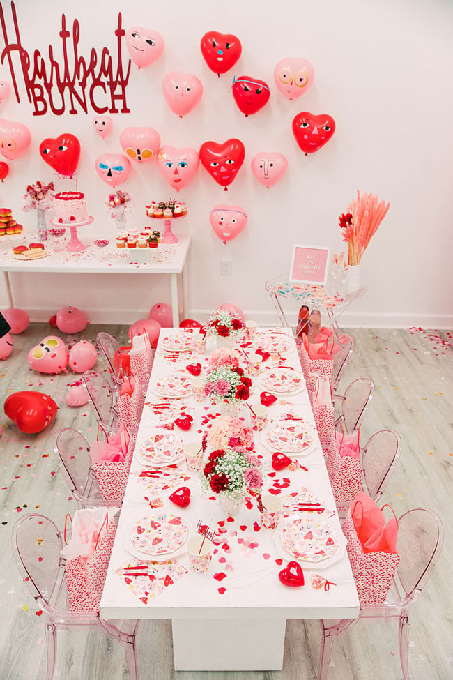Heartbeat Themed Valentine's Day Party For Kids