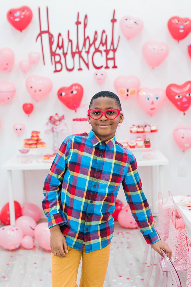 Kid's Heartbeat Bunch Themed Valentine's Day Party