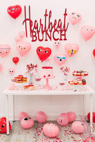 Heartbeat Bunch Valentine's Day Party
