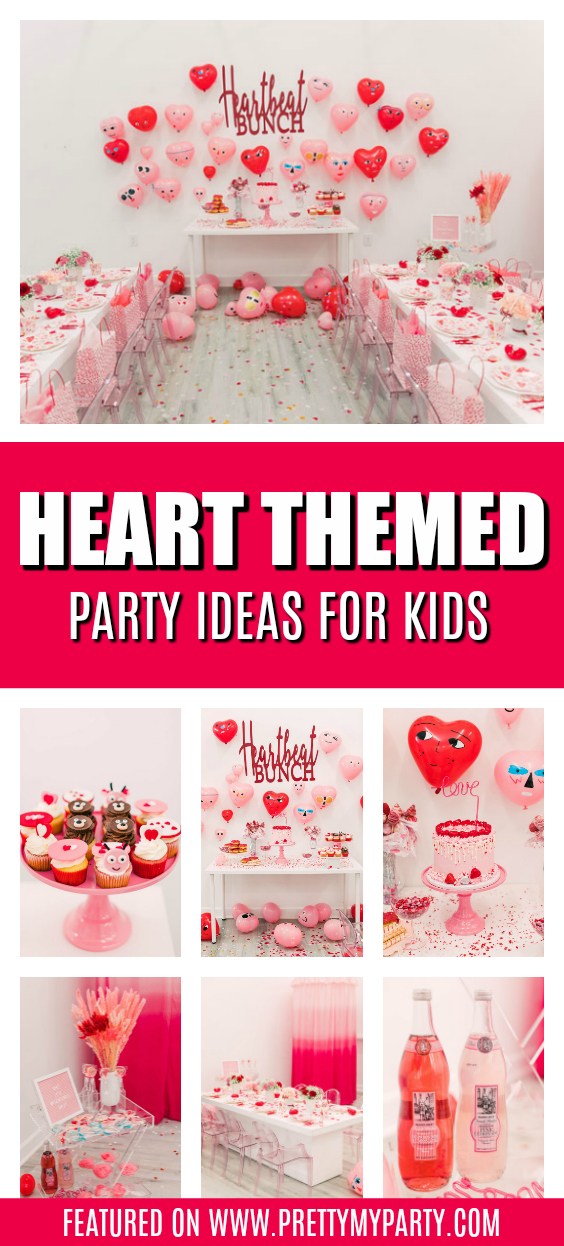 Heartbeat Bunch Valentine's Day Party on Pretty My Party