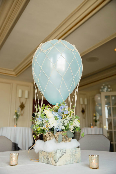 Whimsical Hot Air Balloon Baby Shower