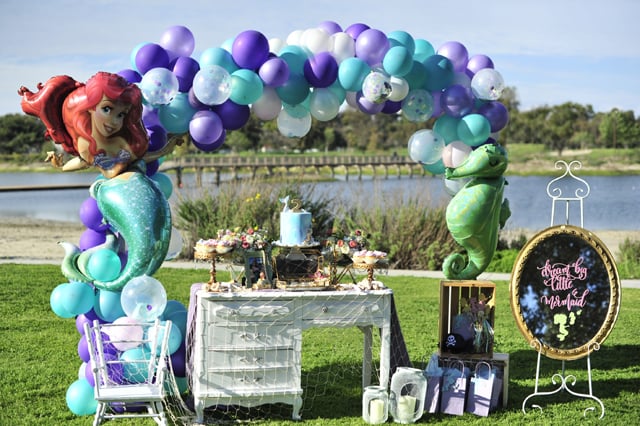 Mermaid Themed 2nd Birthday Party - Pretty My Party