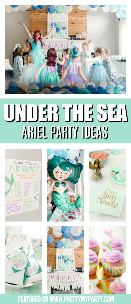 Ariel Under the Sea Birthday Party on Pretty My Party