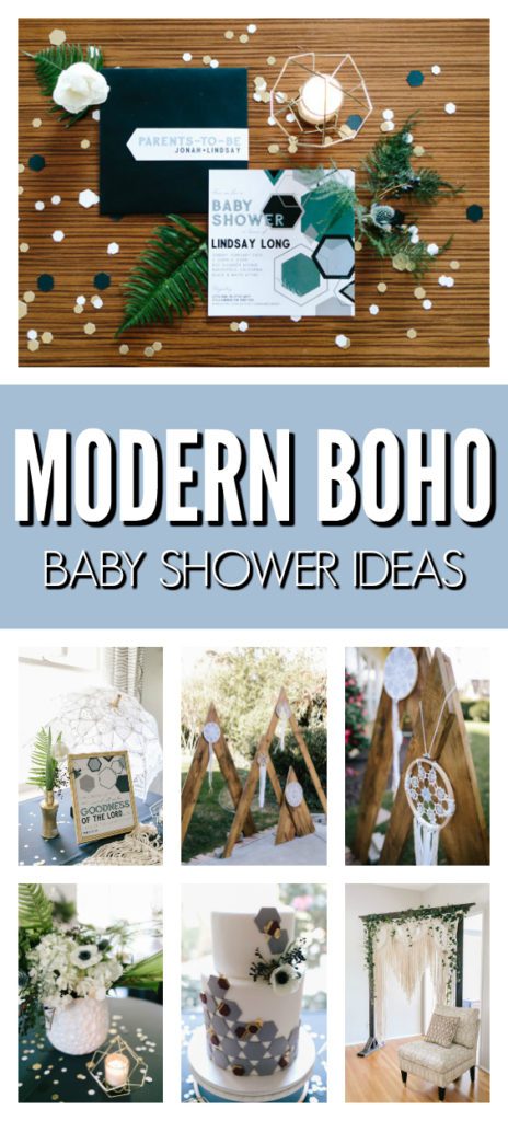 Modern Boho Baby Shower — Pretty My Party