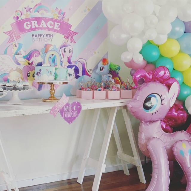 MY LITTLE PONY Birthday Party Supply SUPER Kit w/Loot Bags Invites & Balloons 