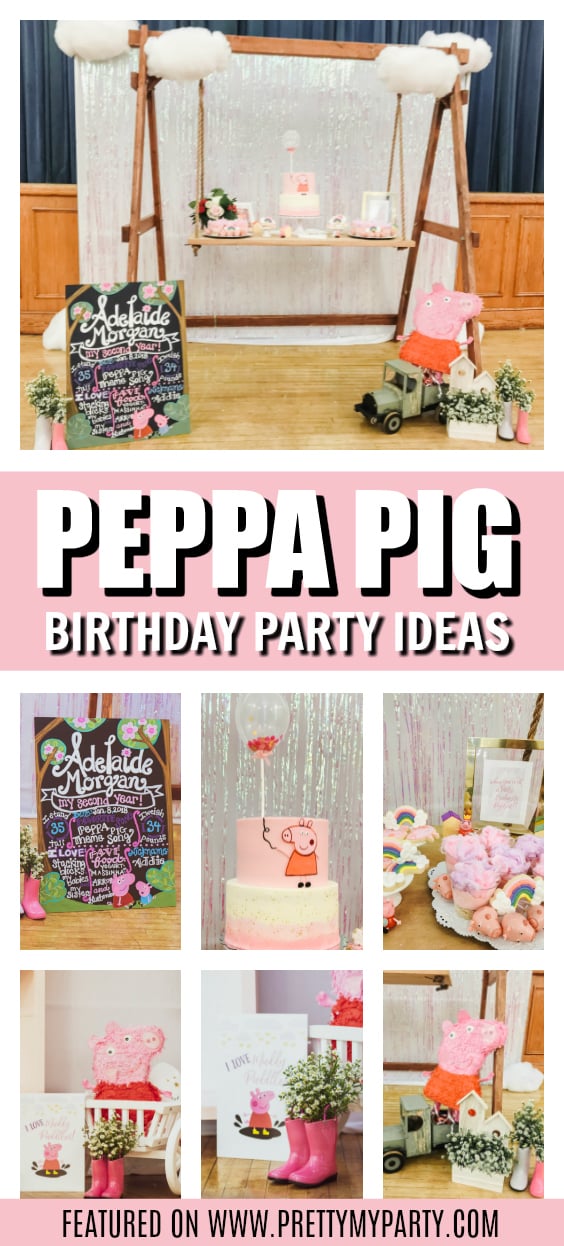 Peppa Pig Themed 2nd Birthday on Pretty My Party