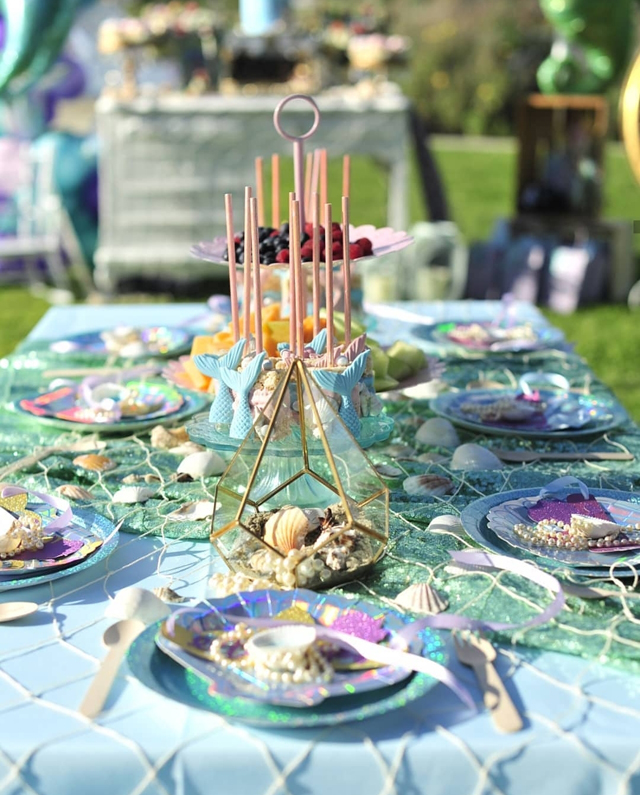 Mermaid Party Table Decor