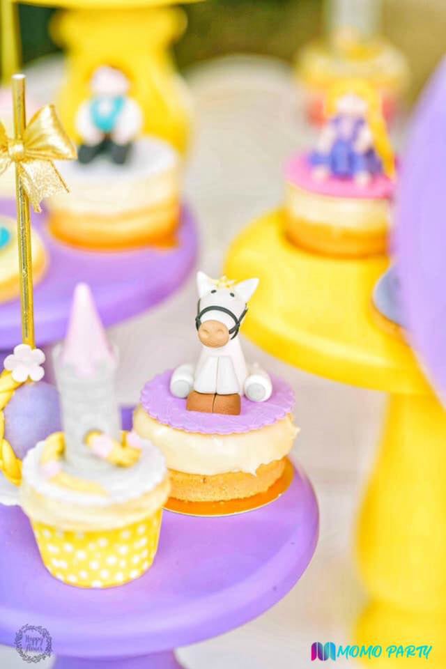 Tangled Cupcake Toppers