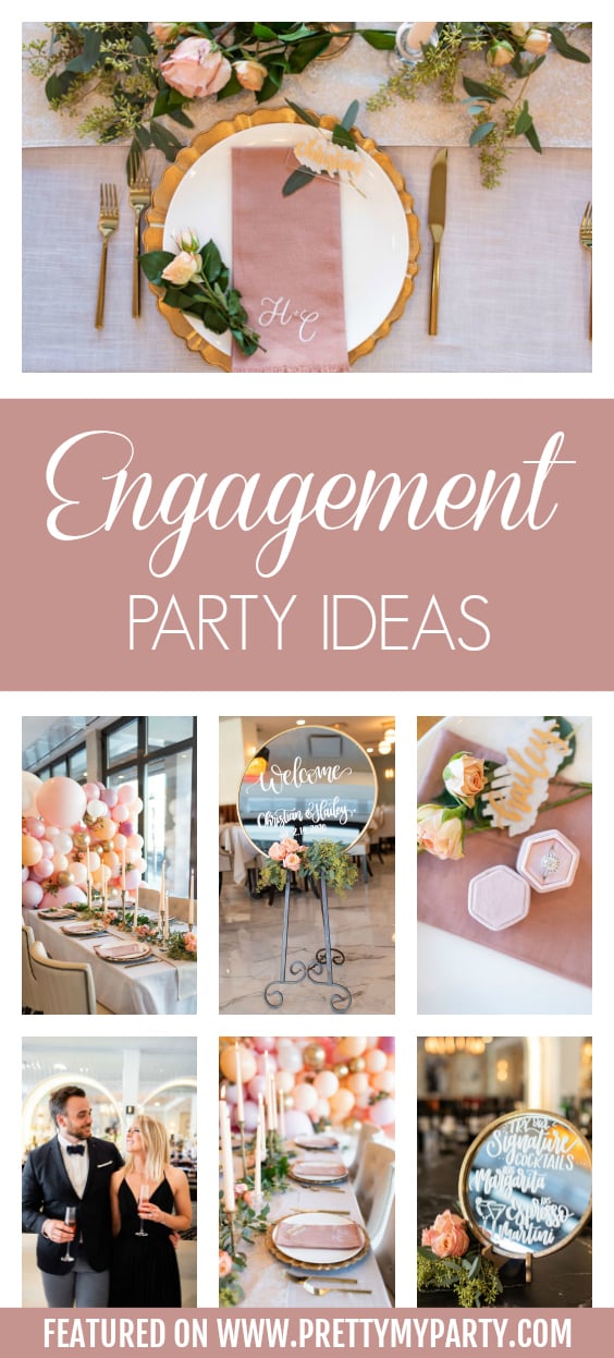 Valentine's Day Engagement Party on Pretty My Party