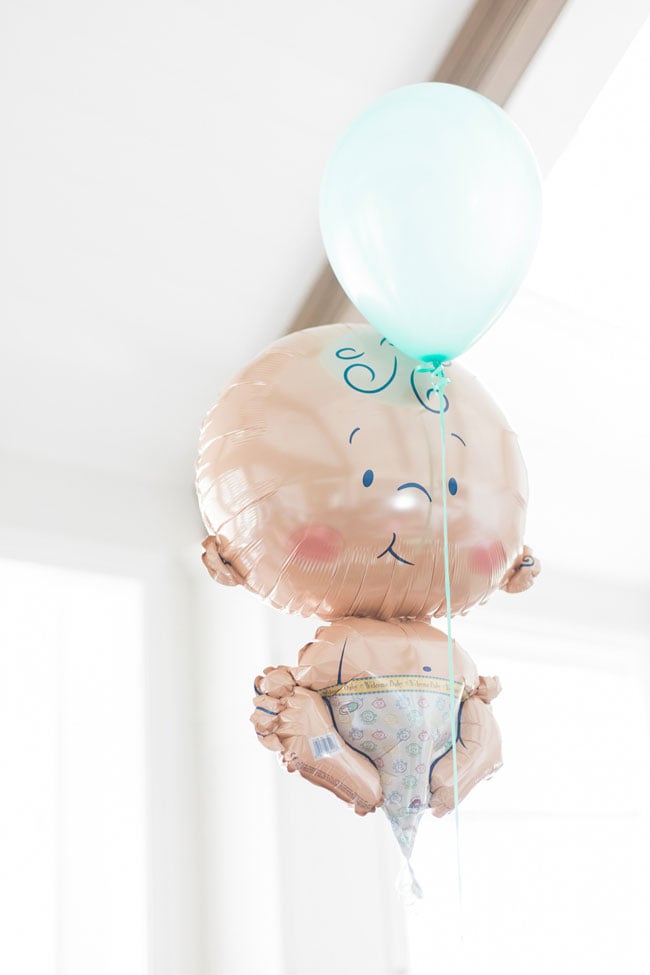 Whimsical Elephant Themed Baby Shower Balloons