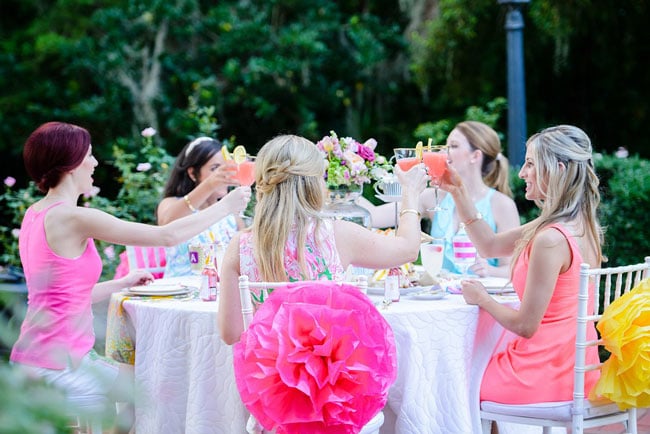 Lilly Pulitzer Inspired Bridesmaid Luncheon