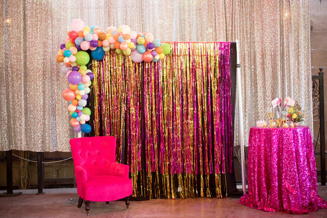 Flirty Thirty Themed Birthday Party Photo Booth