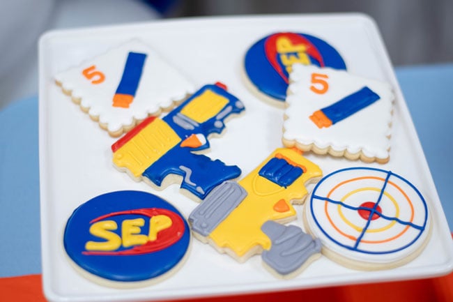 Nerf Party Cookies