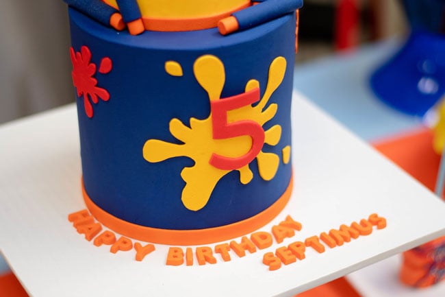 Nerf 5th Birthday Cake