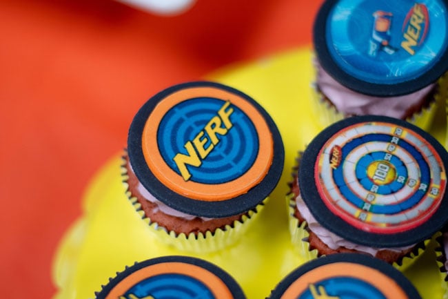 Nerf Cupcake Toppers
